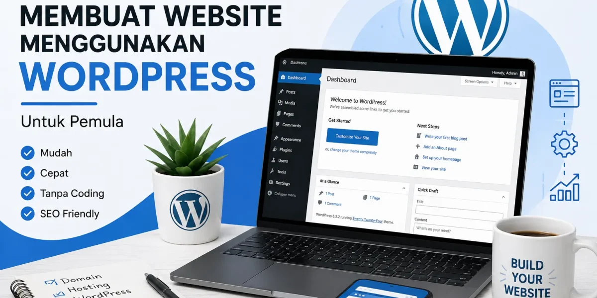 9 Cara Praktis Membuat Website Menggunakan WordPress Tanpa Coding